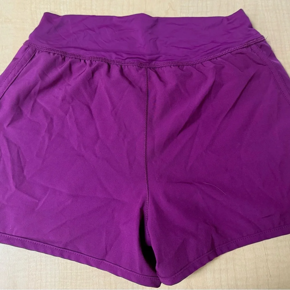 GB Girls Vibrant Purple Athletic Shorts like new comfy YM